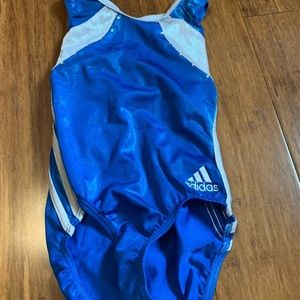Blue adidas leotard